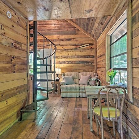 Creekside Cabin With Deck In Pisgah Forest! Barnardsville Eksteriør bilde