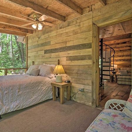 Creekside Cabin With Deck In Pisgah Forest! Barnardsville Eksteriør bilde