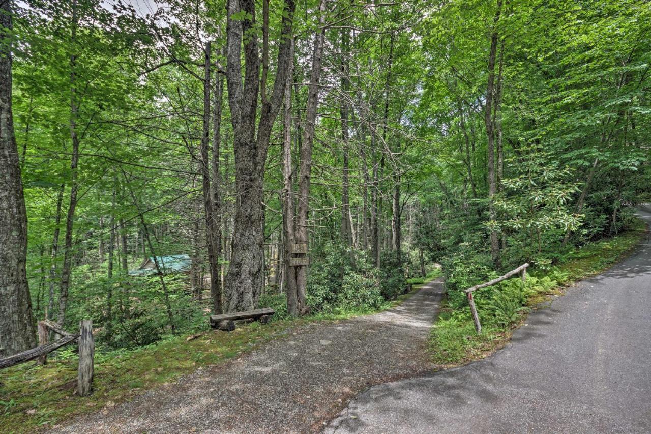 Creekside Cabin With Deck In Pisgah Forest! Barnardsville Eksteriør bilde